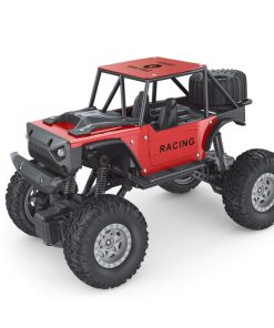 Children's alloy electric remote control car toy 1:18 four-way off-road racing wireless remote control high-speed car boy toy