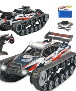 1:12 alloy remote-controlled tank car full-scale high-speed spray four-wheel drive off-road drift racing model toy
