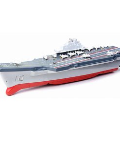 Children's mini aircraft carrier simulation military model boy electric wireless remote control boat toy