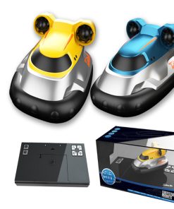 Children's mini 2.4G wireless remote control hovercraft model boy electric light water speedboat toy boat